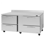 Turbo Air PWR-72-D4-N, 4 Drawers Worktop Refrigerator