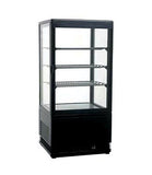 Omcan RS-CN-0078-S, 16.75x16x39-Inch Countertop Desktop Refrigerated Display, Self-Contained, CE (Discontinued)