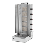 Pegasus S5G, Standard Series Heavy Duty Gas Gyro Machine, 5 Burners, Bottom Motor
