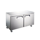 Universal SC-48-LBI, 48-Inch 12 Cu. Ft. Undercounter Two Door Worktop Refrigerator