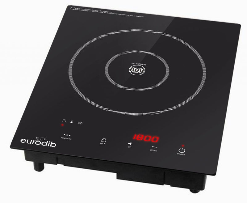 Eurodib SDI1800, Drop-In Glass Induction Cooker, 1800W, ETL