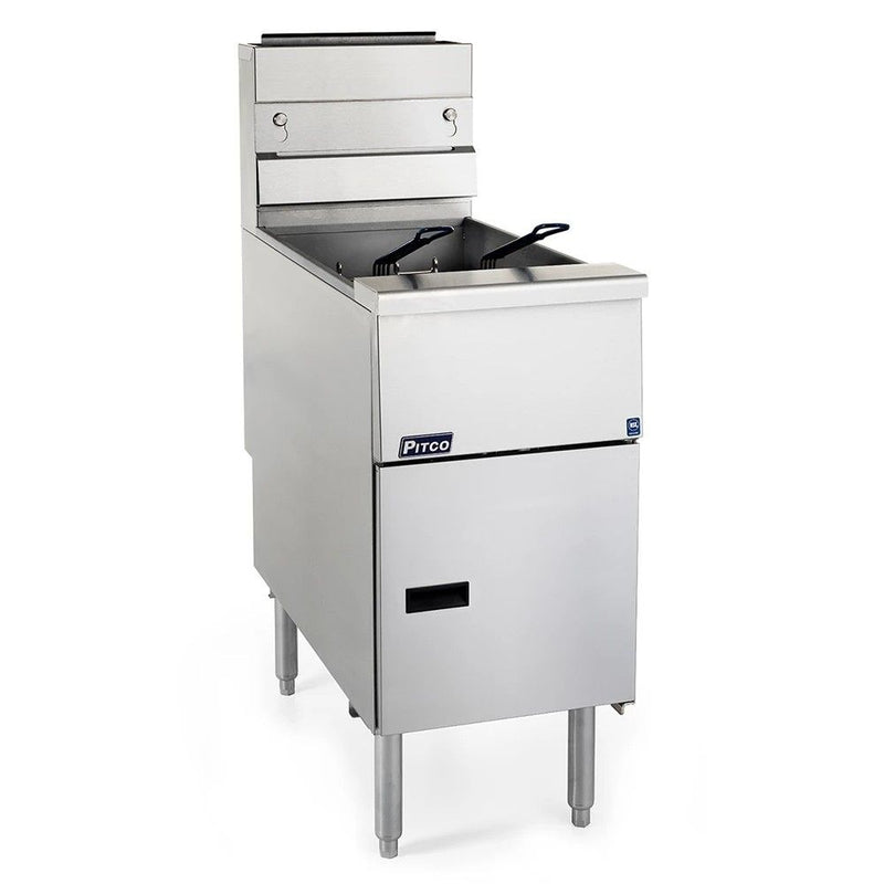 Pitco SG14-S, Floor Model Gas Fryer