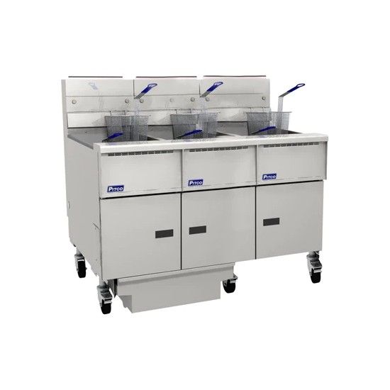 Pitco SG14RS-3FD, Multiple Battery Gas Fryer