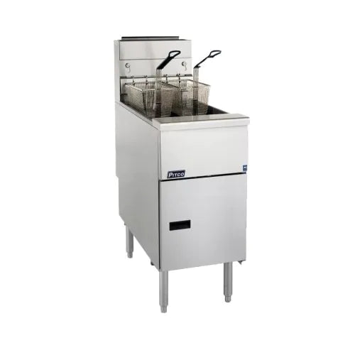 Pitco SG14RS, Floor Model Gas Fryer