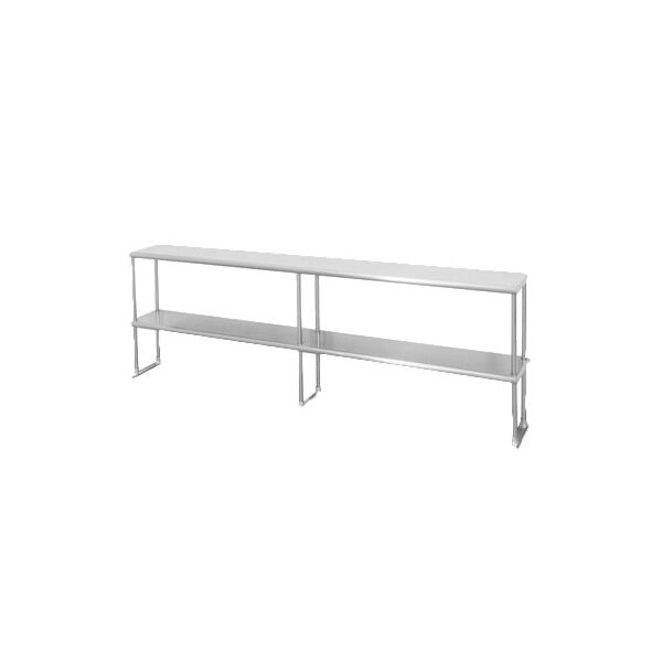 Sapphire SMDOS-1836 Double Overshelf with Adjustable Bottom Shelf - 18"D x 36"W