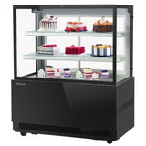 Turbo Air TBP48-54FN-B, 48-inch 3 Tiers Black Refrigerated Bakery Case