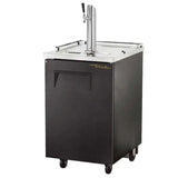 True TDD-1-HC, Tap 1/2 Barrel Draft Beer Cooler - Black, 1 Keg Capacity