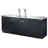 True TDD-4-HC, 2 Taps 1/2 Barrel Draft Beer Cooler - Black, 4 Kegs Capacity