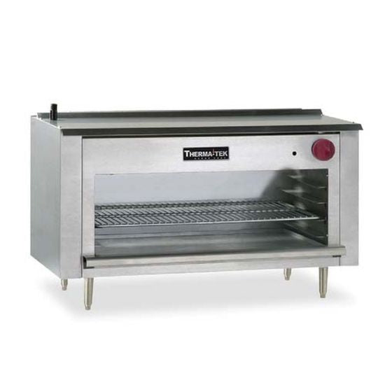 Therma-Tek TCM36-NG 36" Natural Gas Stainless Steel Infrared Cheesemelter - 30,000 BTU
