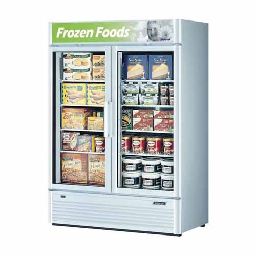 Turbo Air TGF-47SD-N Freezer 2 Doors Swing Glass Merchandiser