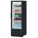Turbo Air TGM-23SDHB-N6, 1 Swing Glass Door Full Height Merchandiser, Black