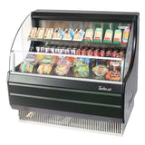 Turbo Air TOM-40LB-N Open Display Horizontal Merchandiser 39-Inch L Low Profile-Black