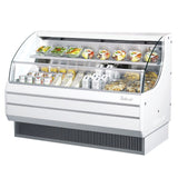 Turbo Air TOM-60LW-N Open Display Horizontal Merchandiser 63-Inch L Low Profile-White