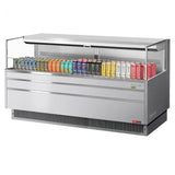 Turbo Air TOM-72L-UF-S-1S-N, 71-inch Horizontal Low Profile Open Display Case