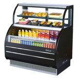 Turbo Air TOM-W-60SW(B)-UF-N Open Display Merchandiser 60-Inch Combo, European Straight Front