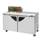 TST-60SD-08S-N, 2 Solid Door Sandwich/Salad Unit