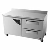 Turbo Air TWR-60SD-D2-N 1 Solid Door+2 Drawers Worktop Refrigerator