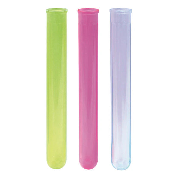 CR-1620AC - Bar Maid Shooter Tubes, Assorted Neon, 100 Pieces/Pack