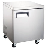 Coldline UC-27F 27-inch Undercounter Work Top Freezer, 6.3 Cu. Ft.