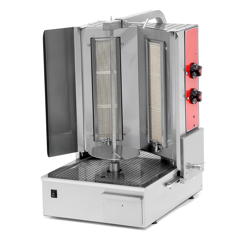 Pegasus V2C-6G, Vega Series Heavy Duty Gas Gyro Machine, 2 Columns, 6 Burners