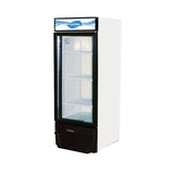 Fogel USA VR-8-HC 21" White Glass Door Refrigerated Merchandiser
