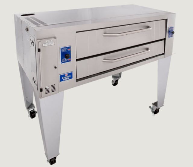 Bakers Pride Y800 - Superdeck Series One 66"W x 44"D x 8"H Deck Commercial Stainless Steel Gas Pizza Bake Ovens